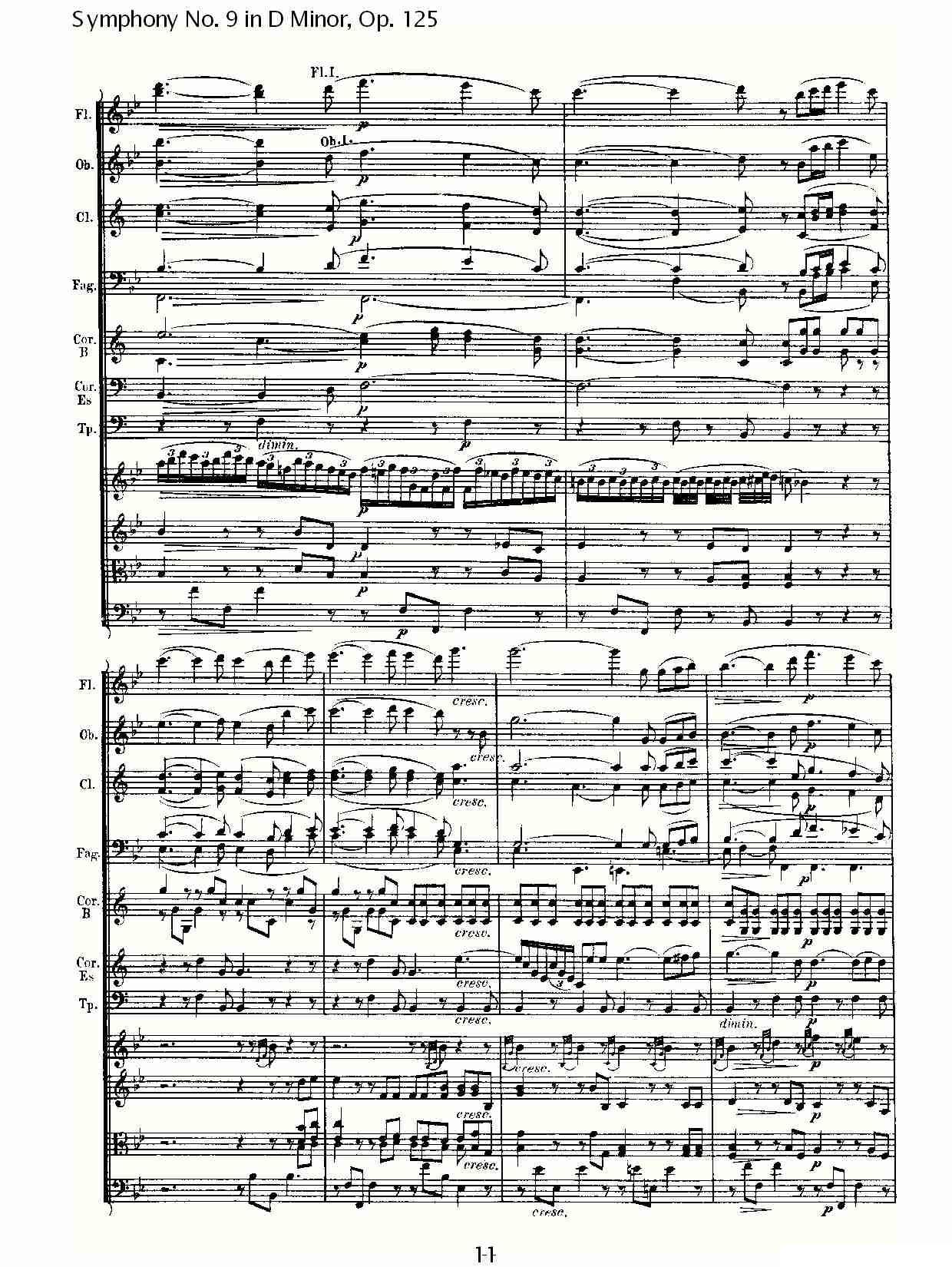 D小调第九交响曲 Op.125第三乐章其它曲谱（图11）