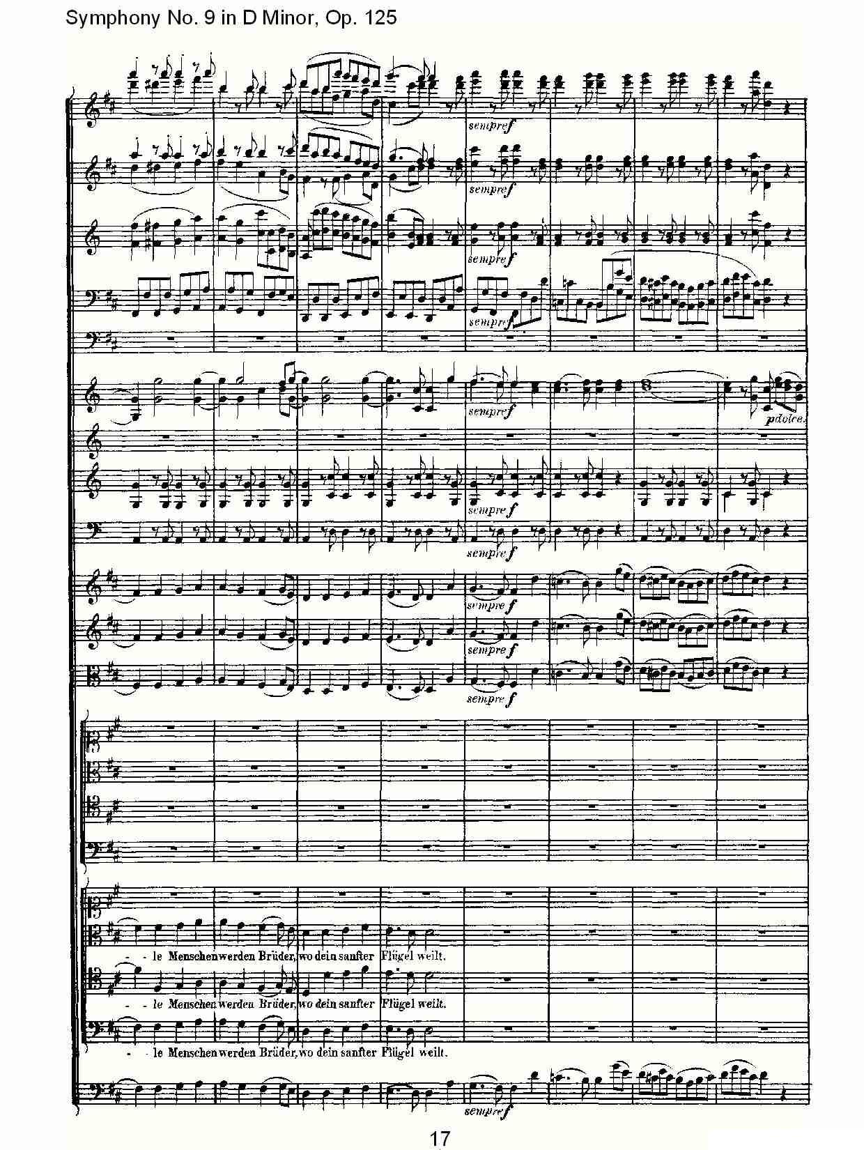 D小调第九交响曲 Op.125第四乐章（一）其它曲谱（图17）
