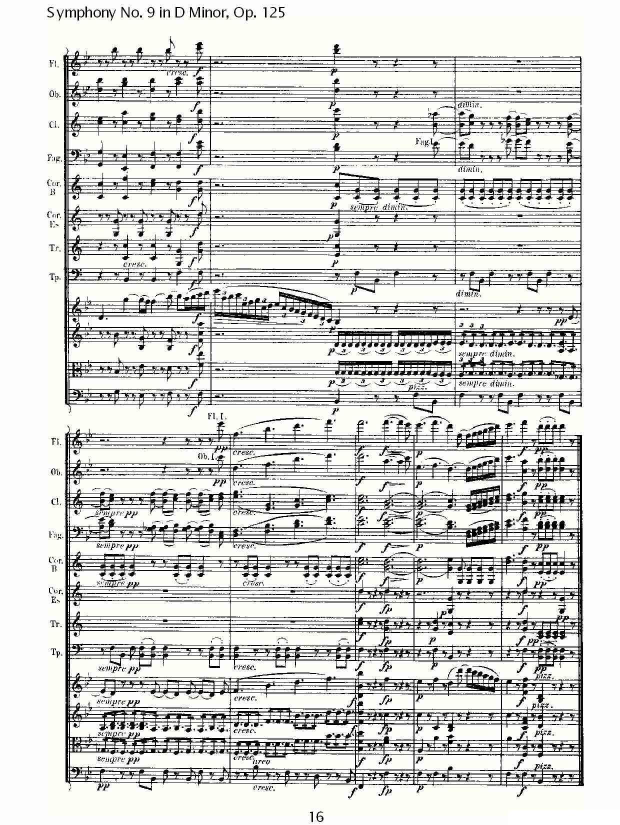 D小调第九交响曲 Op.125第三乐章其它曲谱（图16）
