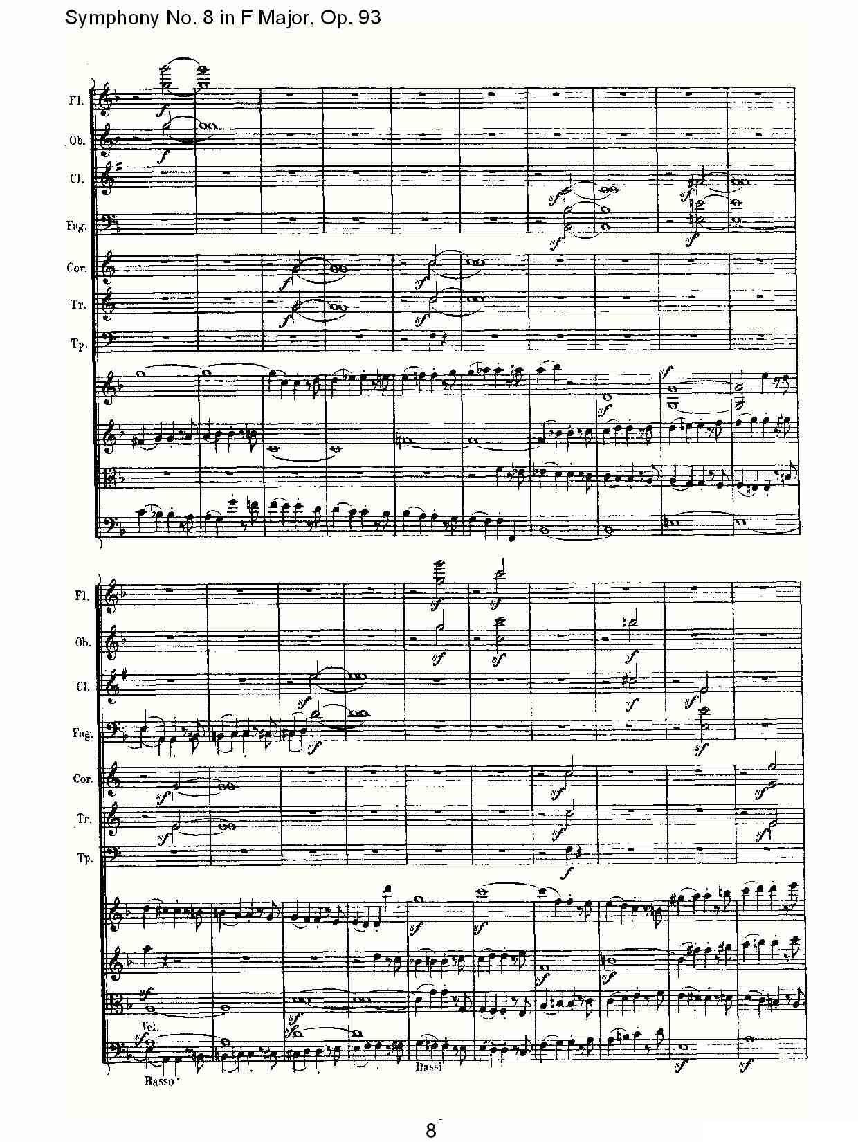 F大调第八交响曲 Op.93第四乐章其它曲谱（图8）