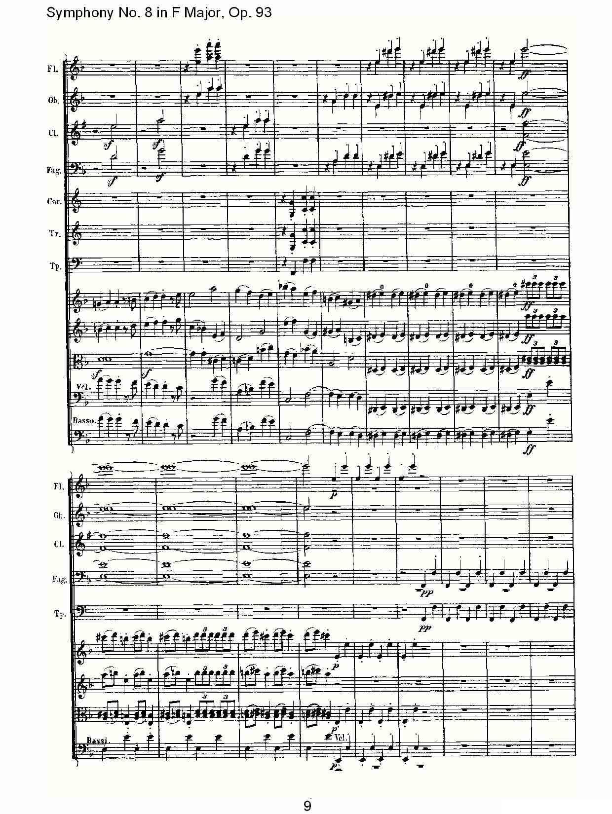 F大调第八交响曲 Op.93第四乐章其它曲谱（图9）