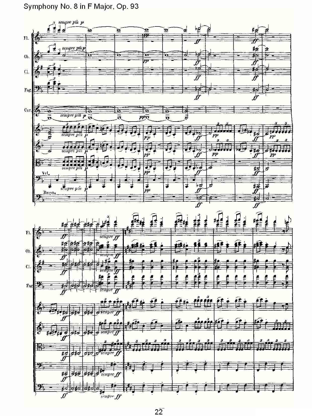 F大调第八交响曲 Op.93第四乐章其它曲谱（图22）