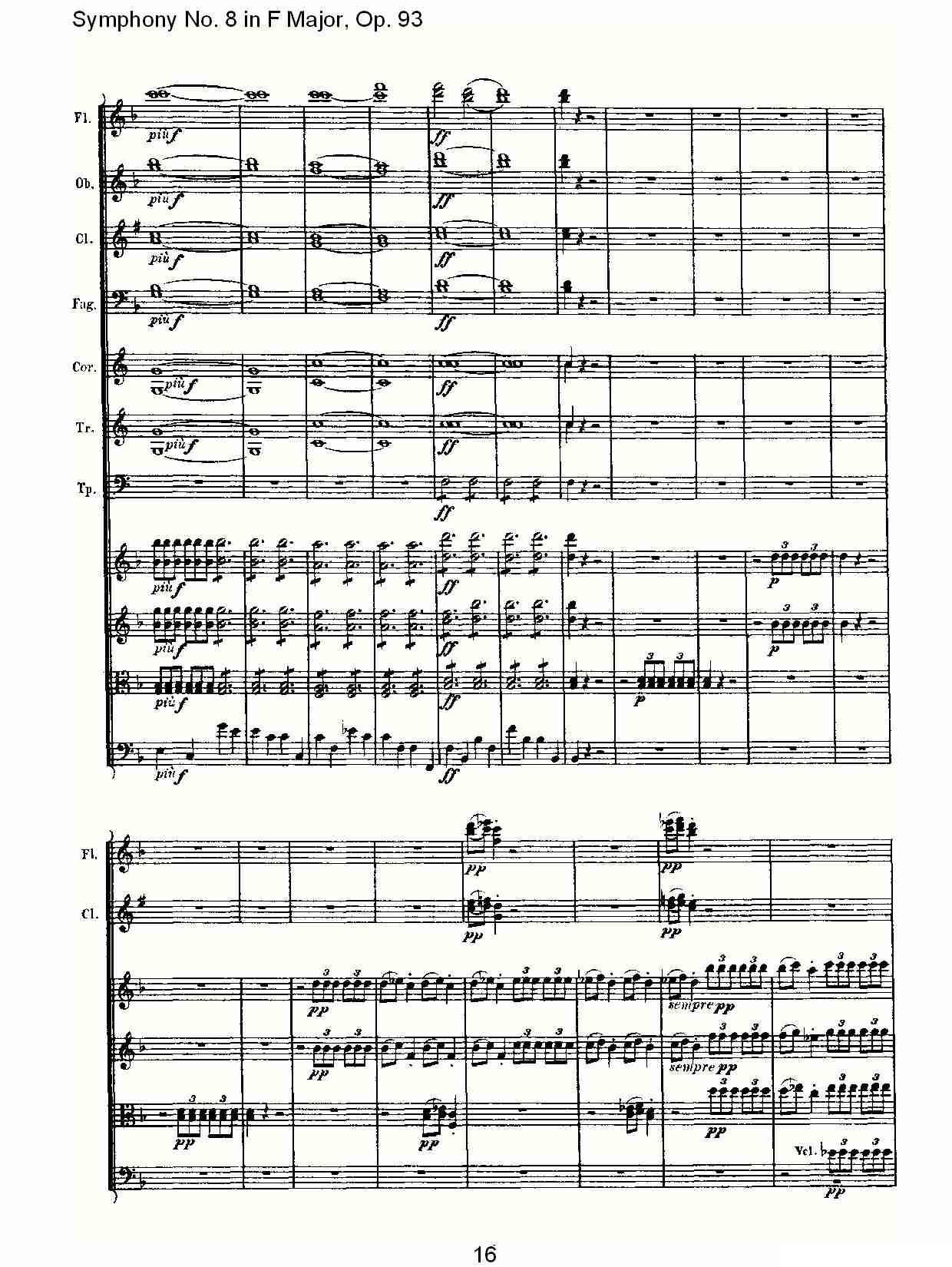 F大调第八交响曲 Op.93第四乐章其它曲谱（图16）