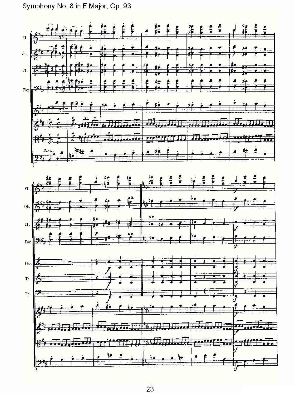 F大调第八交响曲 Op.93第四乐章其它曲谱（图23）