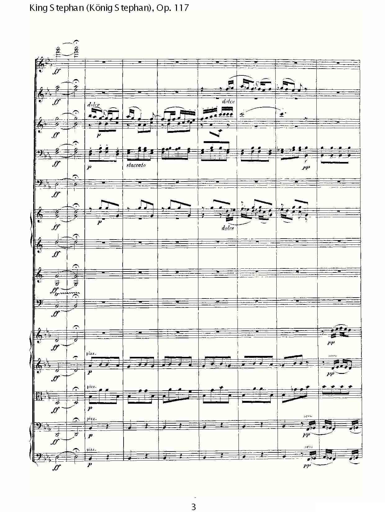 King Stephan（Konig Stephan)，Op.11）其它曲谱（图3）