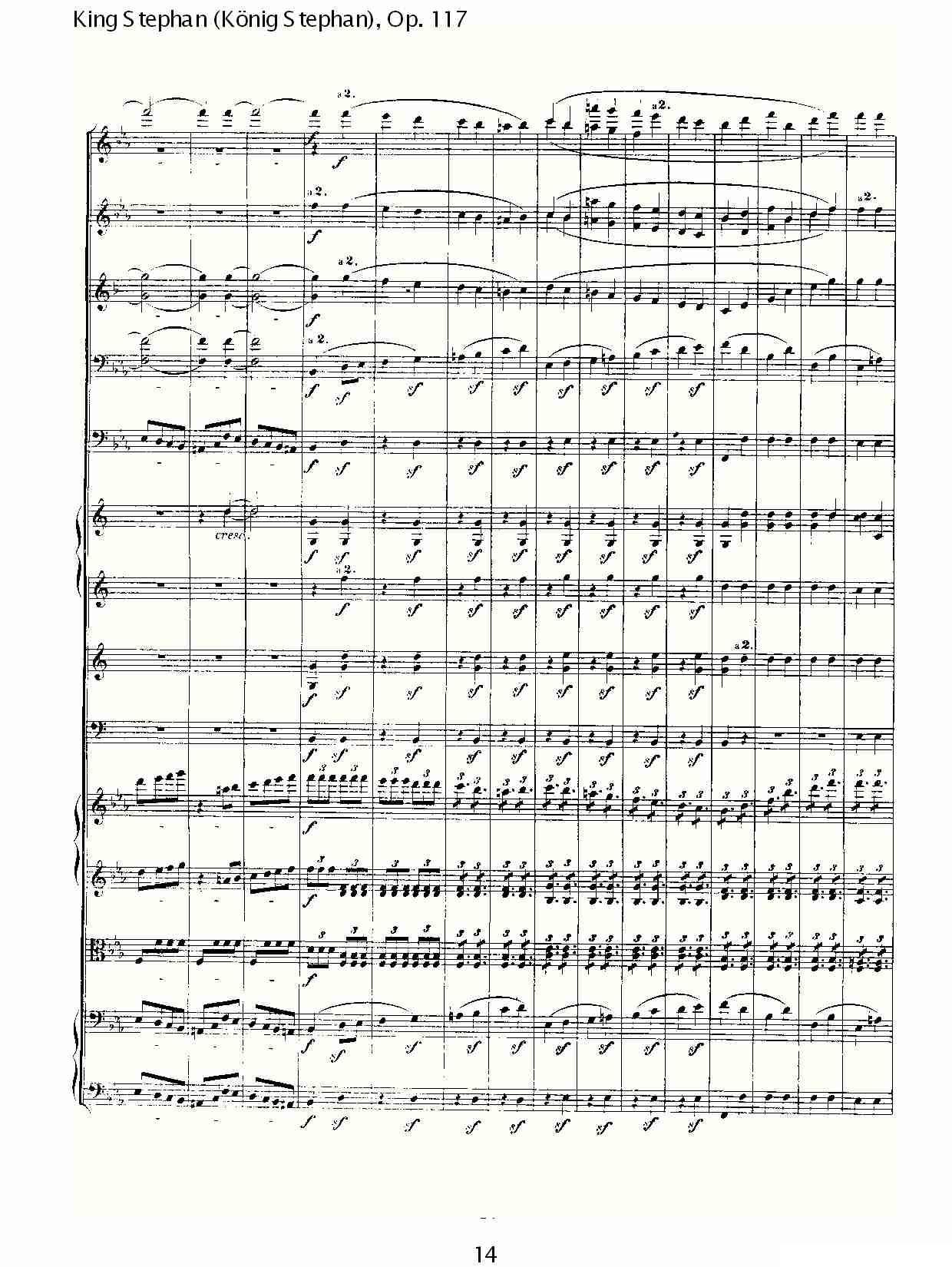 King Stephan（Konig Stephan)，Op.11）其它曲谱（图14）
