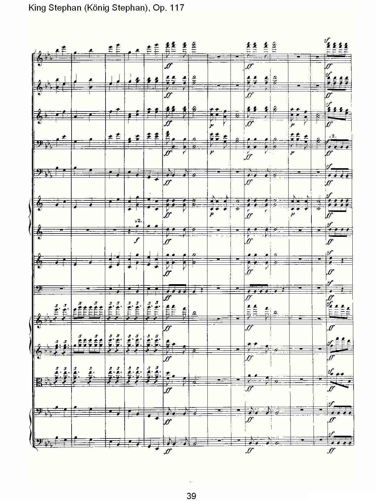 King Stephan（Konig Stephan)，Op.11）其它曲谱（图39）