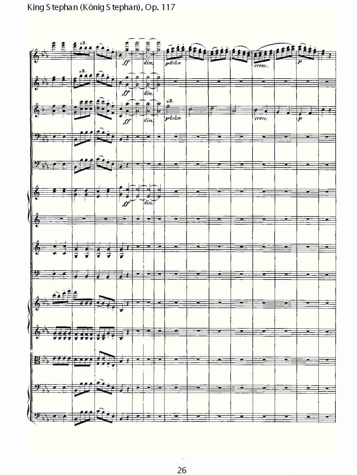King Stephan（Konig Stephan)，Op.11）其它曲谱（图26）