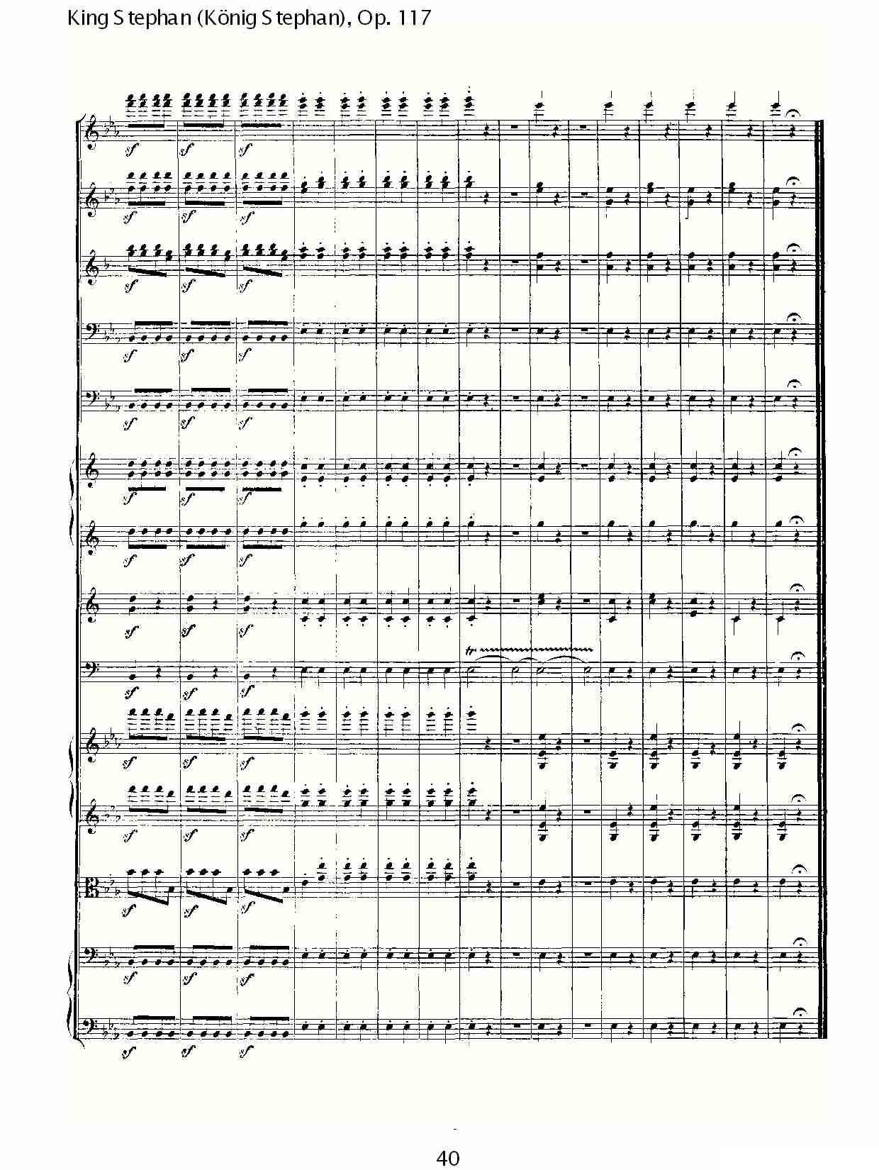 King Stephan（Konig Stephan)，Op.11）其它曲谱（图40）