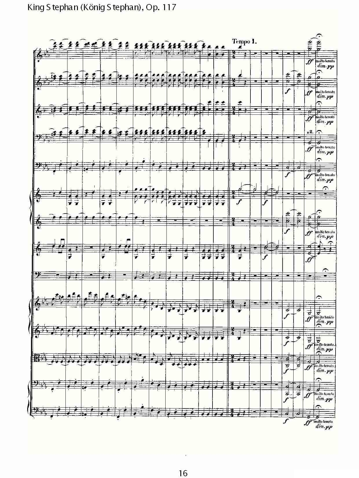 King Stephan（Konig Stephan)，Op.11）其它曲谱（图16）