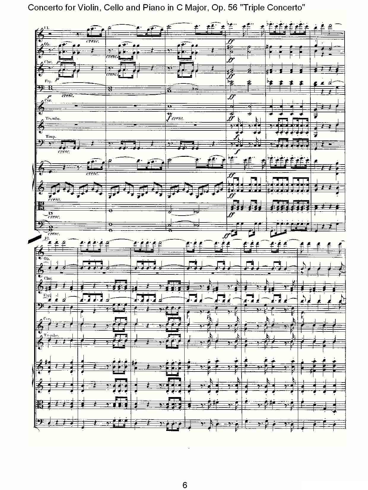C大调大提琴与钢琴协奏曲 Op.56第一乐章（一）其它曲谱（图6）