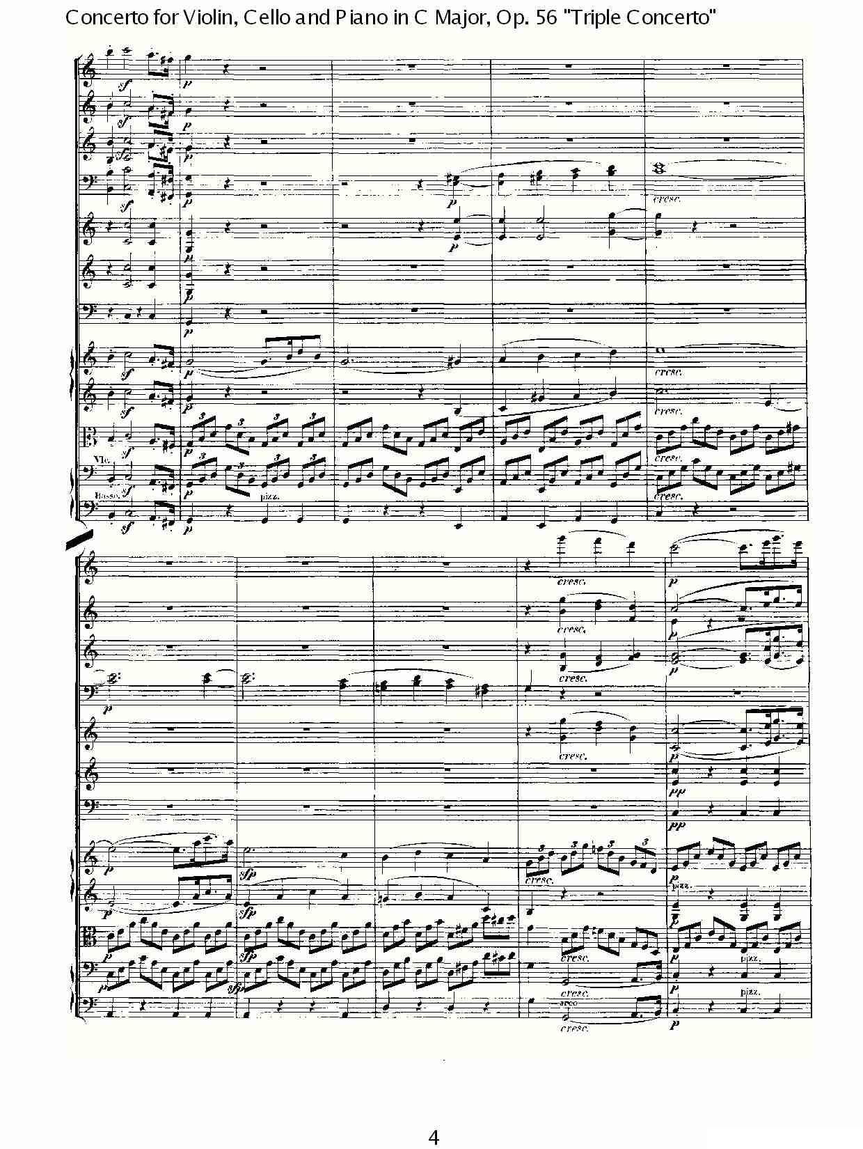 C大调大提琴与钢琴协奏曲 Op.56第一乐章（一）其它曲谱（图4）
