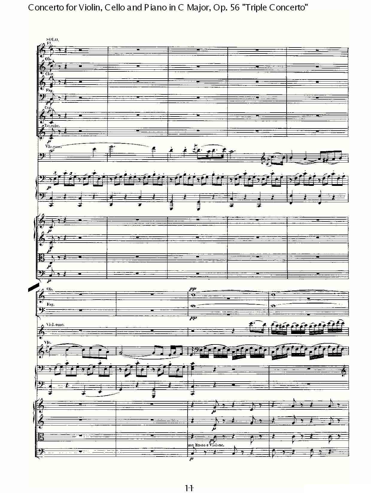 C大调大提琴与钢琴协奏曲 Op.56第一乐章（一）其它曲谱（图11）