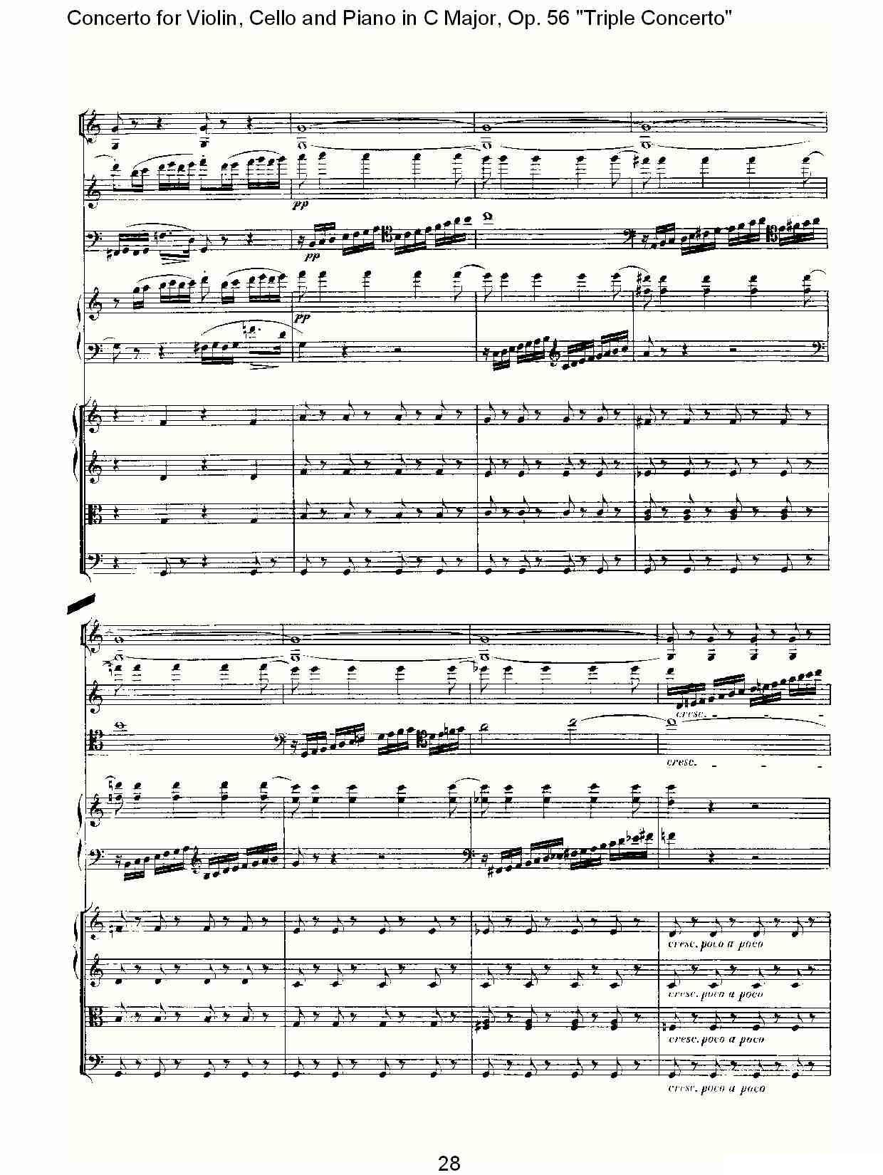 C大调大提琴与钢琴协奏曲 Op.56第一乐章（一）其它曲谱（图28）