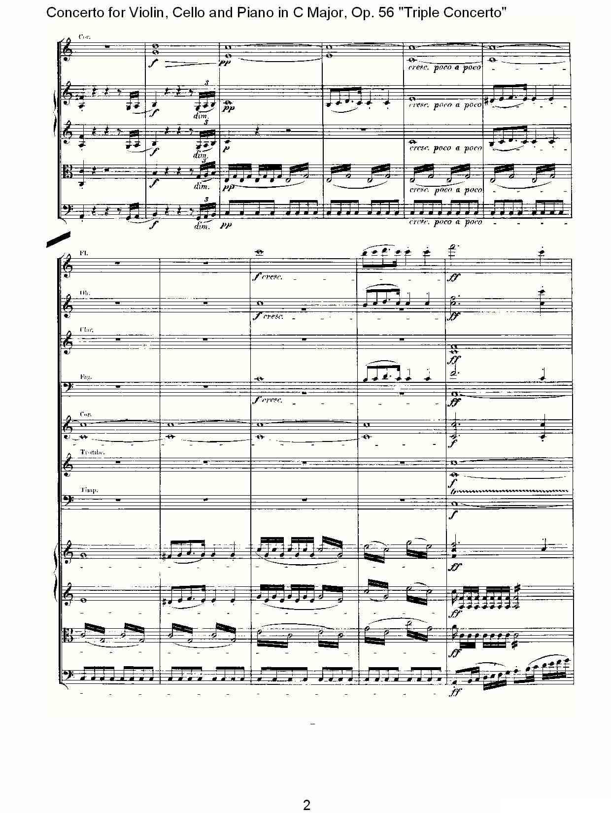 C大调大提琴与钢琴协奏曲 Op.56第一乐章（一）其它曲谱（图2）