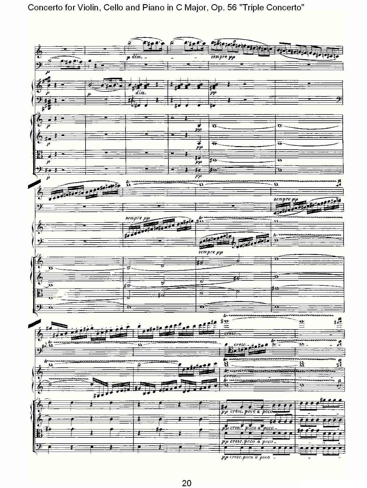 C大调大提琴与钢琴协奏曲 Op.56第一乐章（一）其它曲谱（图20）