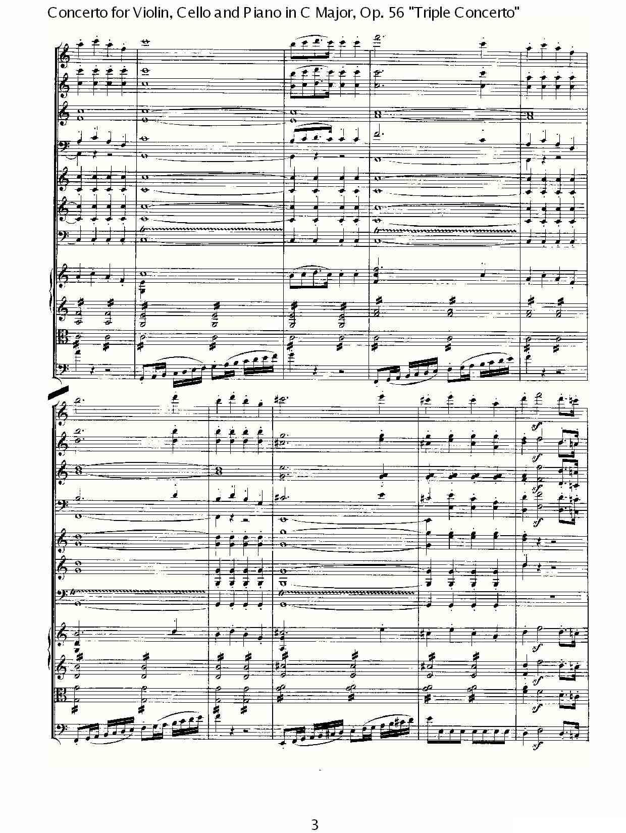 C大调大提琴与钢琴协奏曲 Op.56第一乐章（一）其它曲谱（图3）
