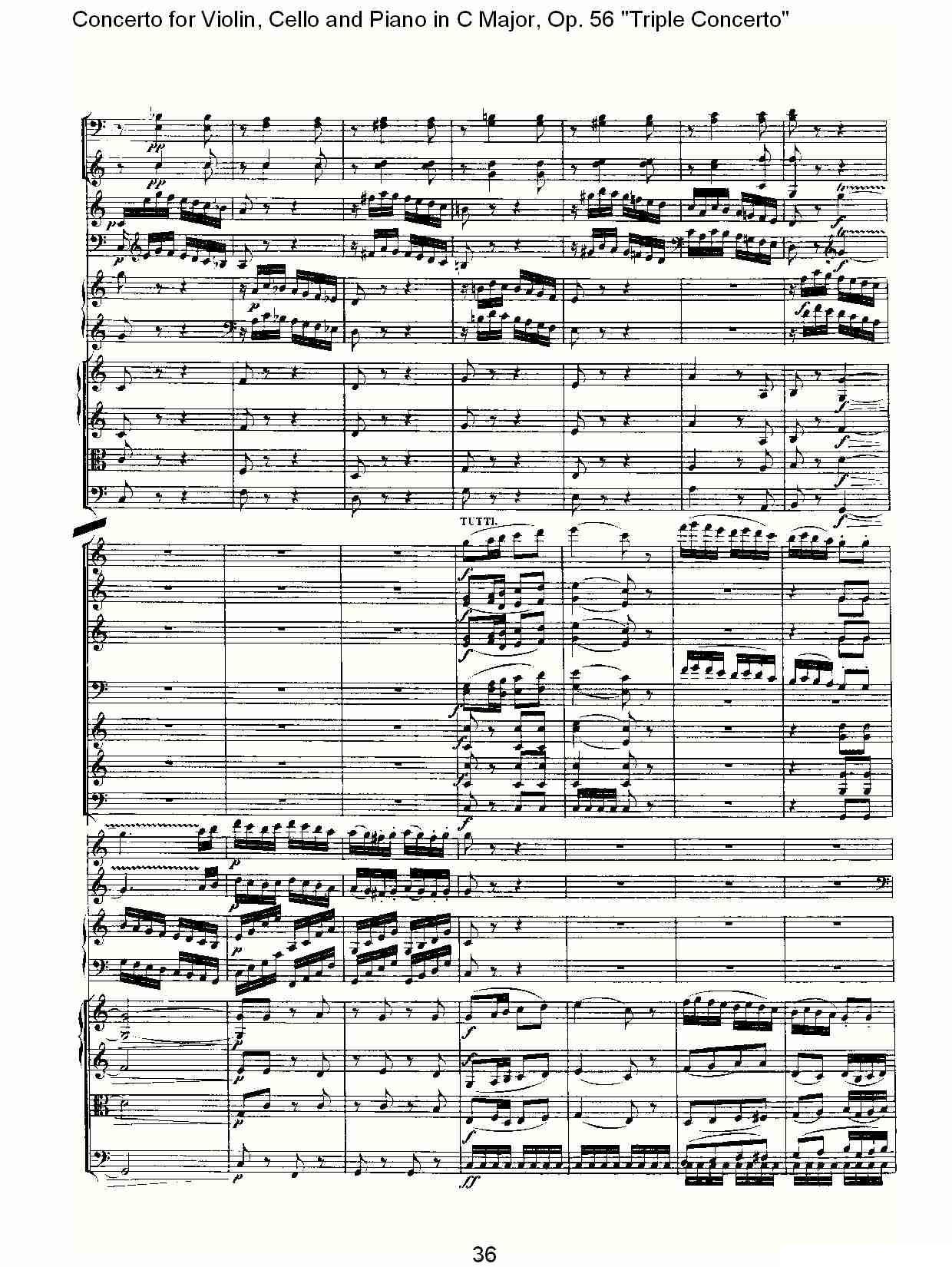 C大调大提琴与钢琴协奏曲 Op.56第三乐章（二）其它曲谱（图6）
