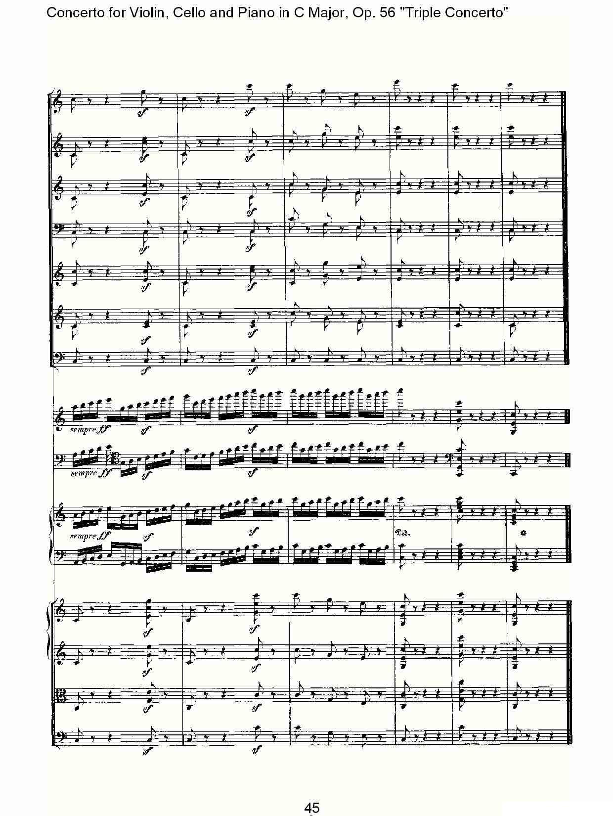 C大调大提琴与钢琴协奏曲 Op.56第三乐章（二）其它曲谱（图15）