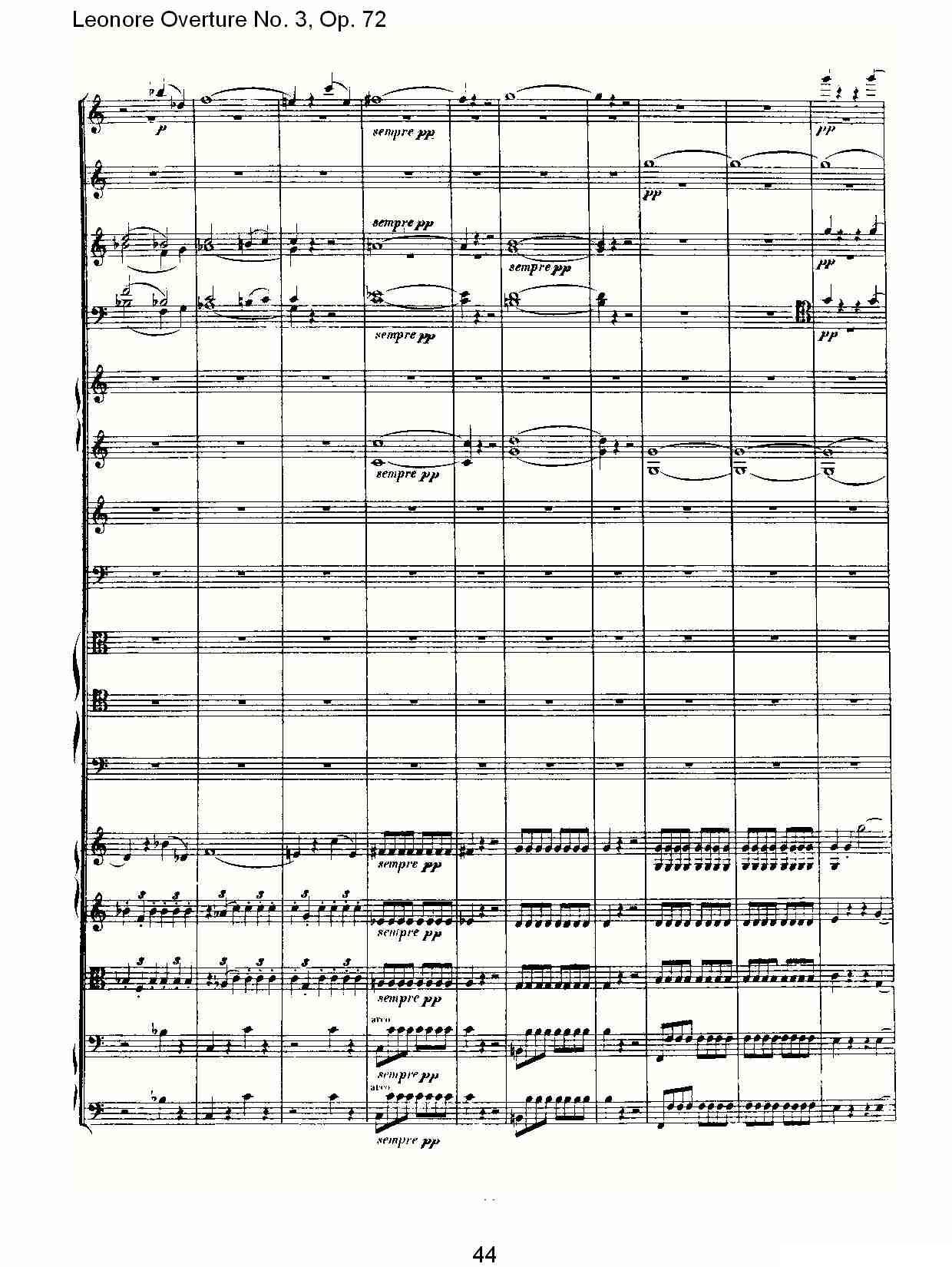 Leonore Overture No. 3, Op. 72（二）其它曲谱（图4）