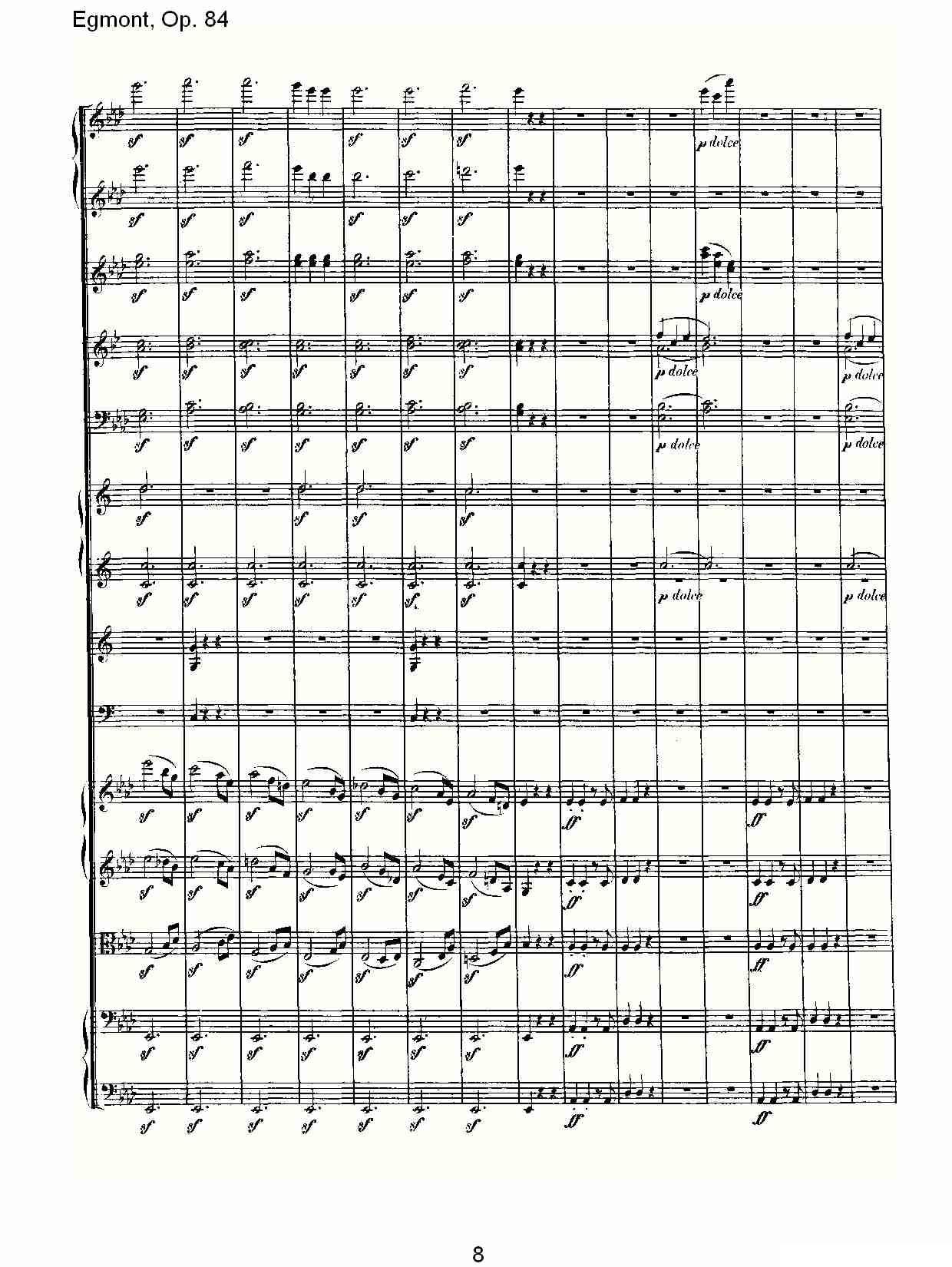 Egmont，Op. 84其它曲谱（图8）