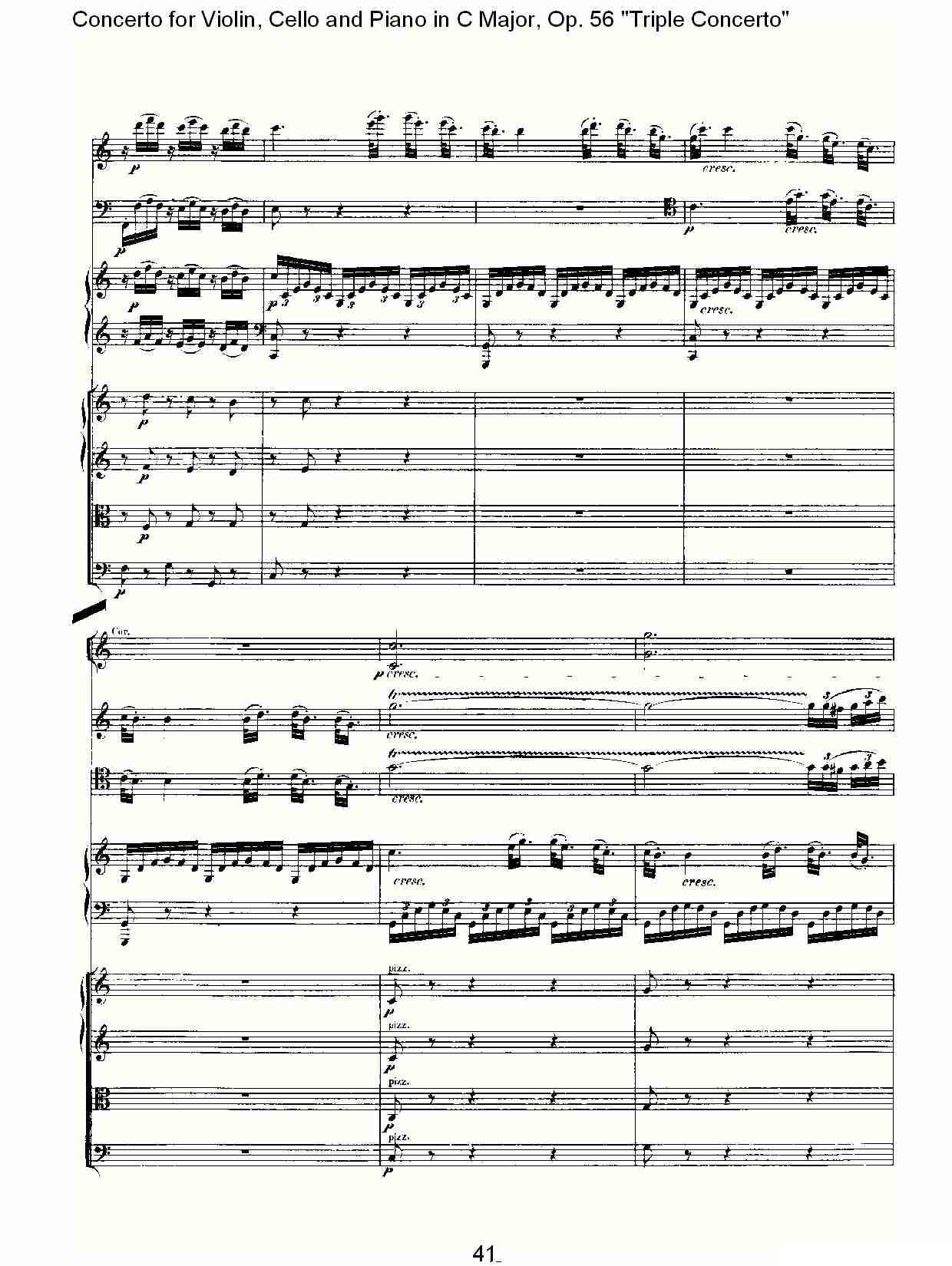 C大调大提琴与钢琴协奏曲 Op.56第三乐章（二）其它曲谱（图11）
