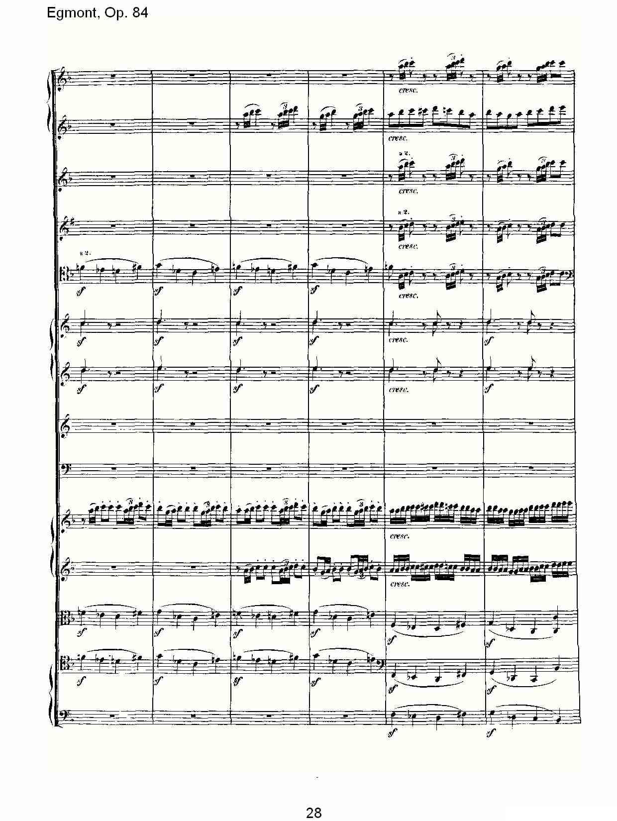 Egmont，Op. 84其它曲谱（图28）