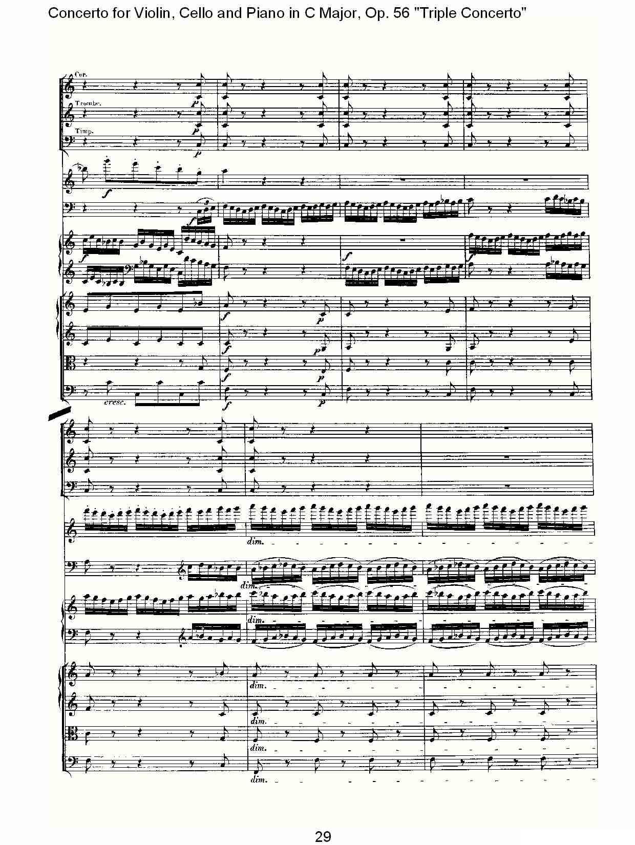 C大调大提琴与钢琴协奏曲 Op.56第三乐章（一）其它曲谱（图30）