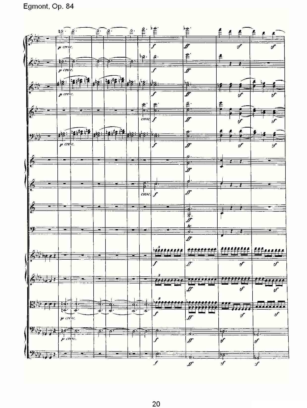 Egmont，Op. 84其它曲谱（图20）