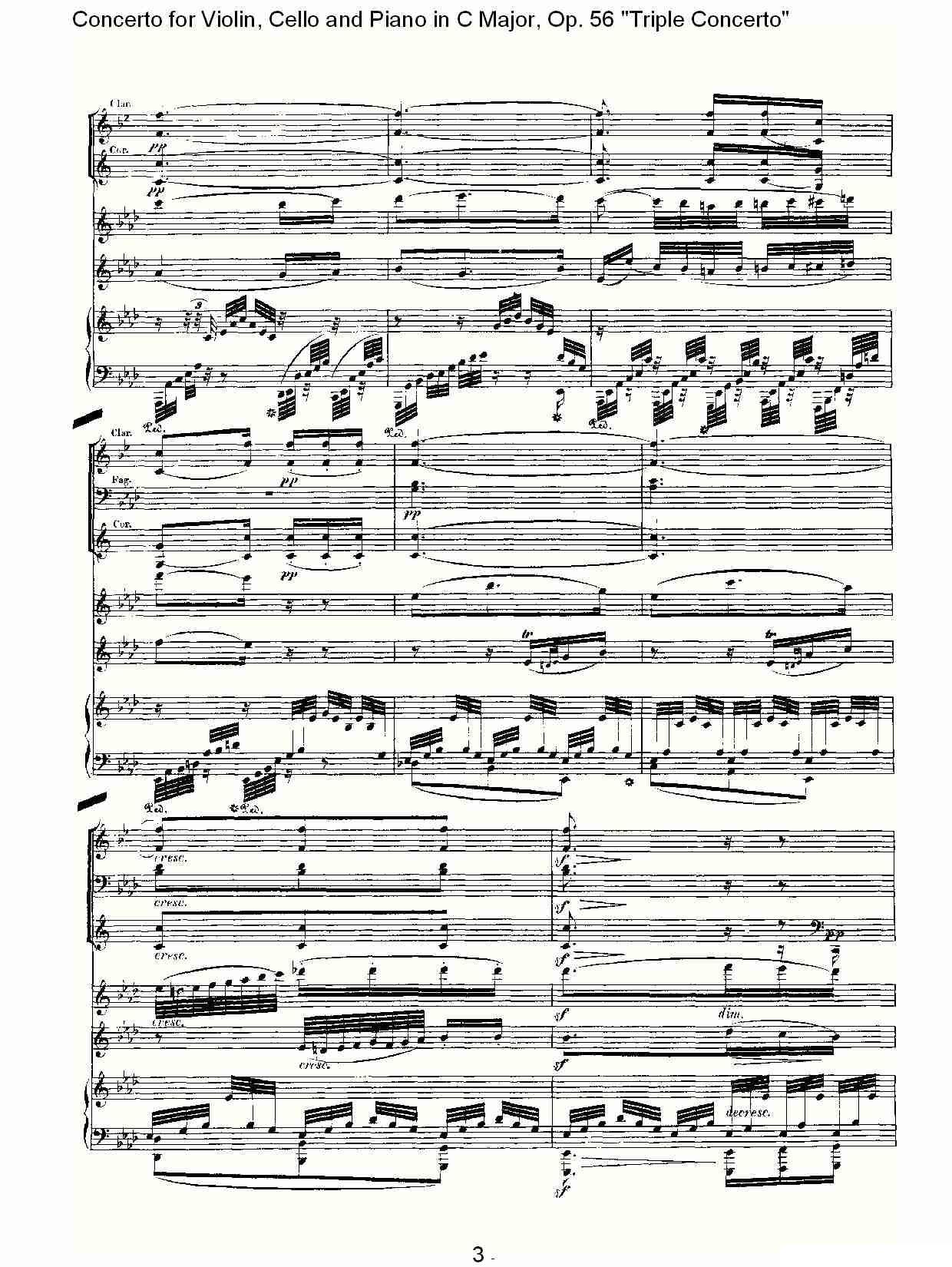 C大调大提琴与钢琴协奏曲 Op.56第二乐章其它曲谱（图3）