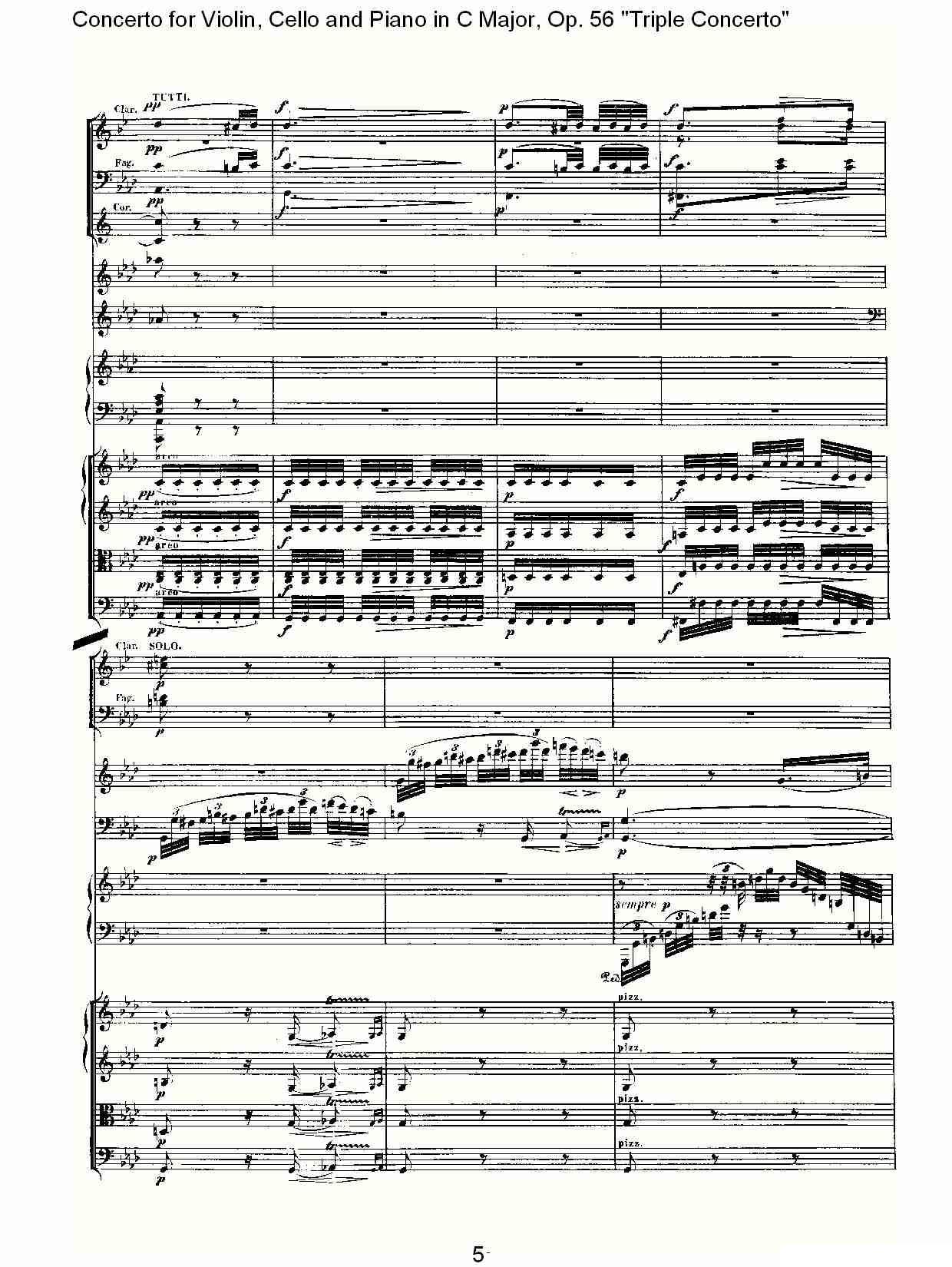 C大调大提琴与钢琴协奏曲 Op.56第二乐章其它曲谱（图5）