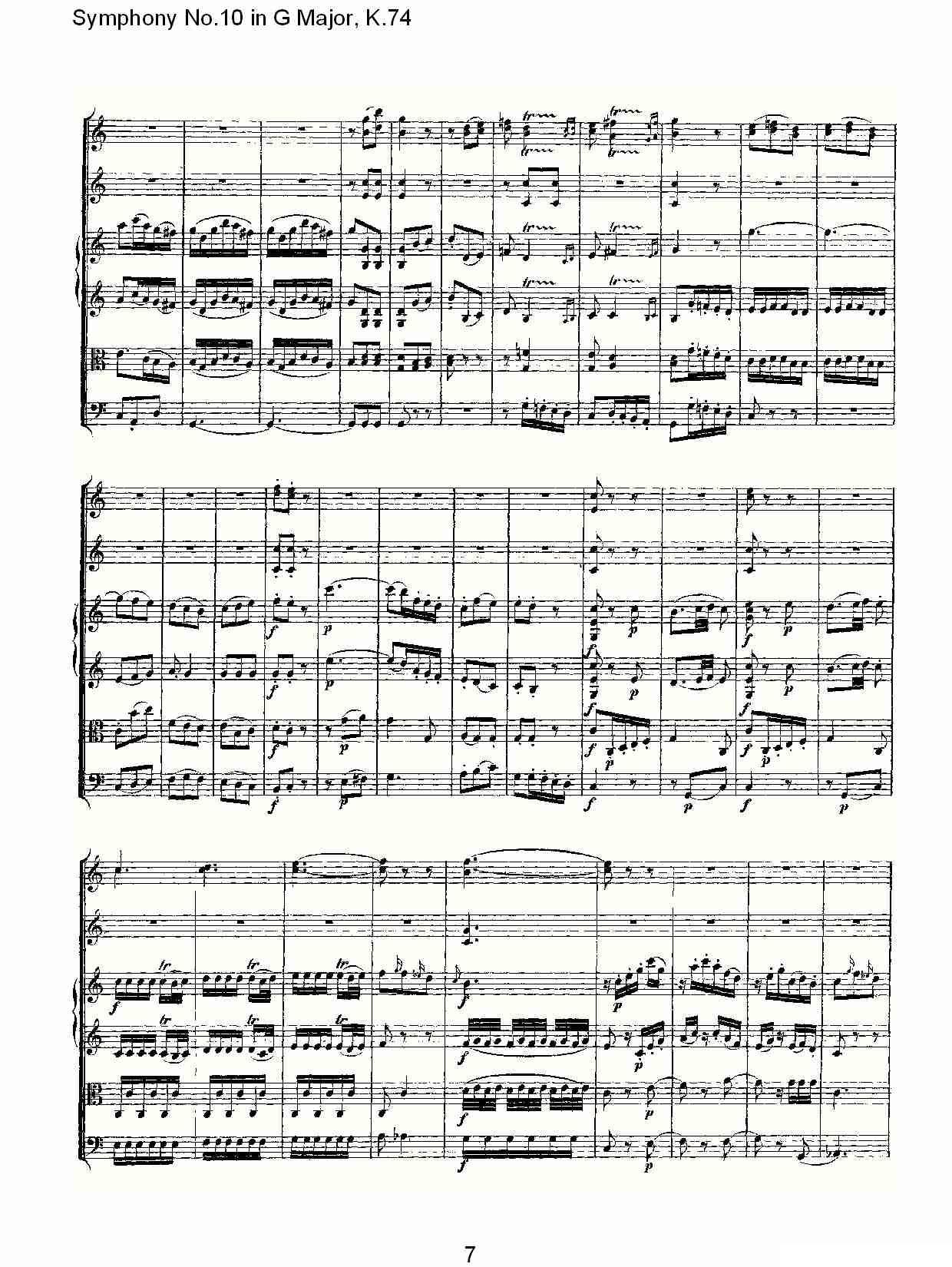 Symphony No.10 in G Major, K.74（G大调第十交响曲K.74）其它曲谱（图6）