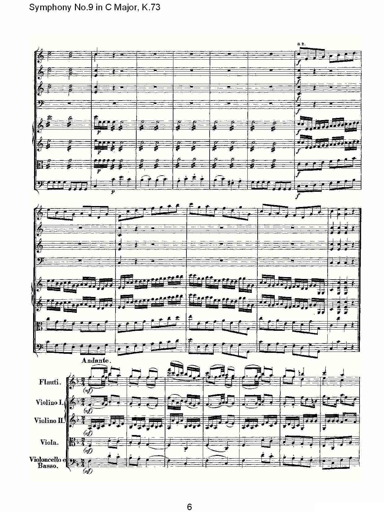 Symphony No.9 in C Major, K.73（C大调第九交响曲K.73）其它曲谱（图7）