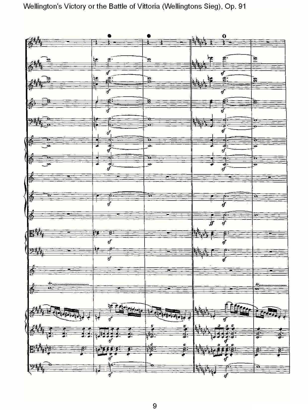 Wellingtons Sieg（ Op.91 第一乐章（一））其它曲谱（图10）