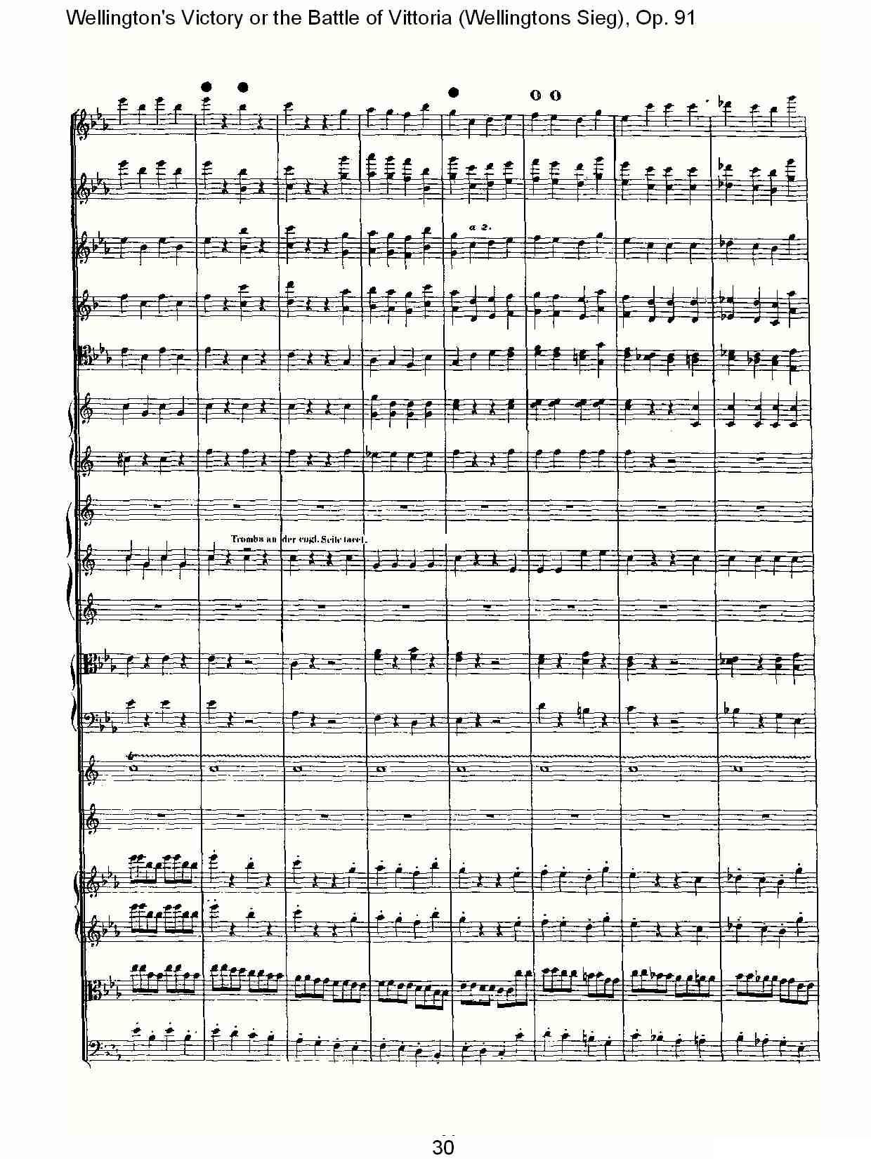 Wellingtons Sieg（ Op.91 第一乐章（一））其它曲谱（图30）
