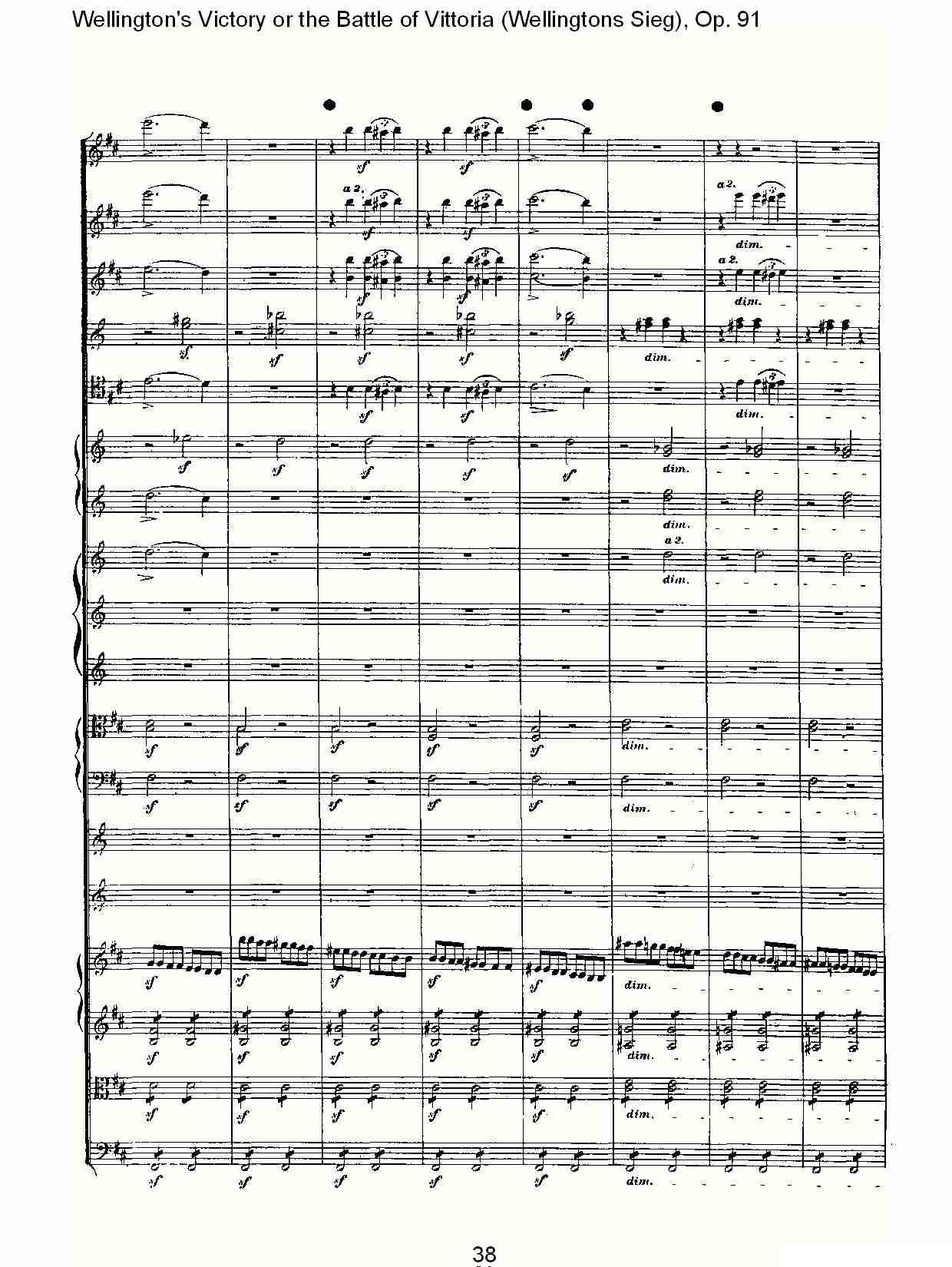 Wellingtons Sieg（Op.91 第一乐章（二））其它曲谱（图9）