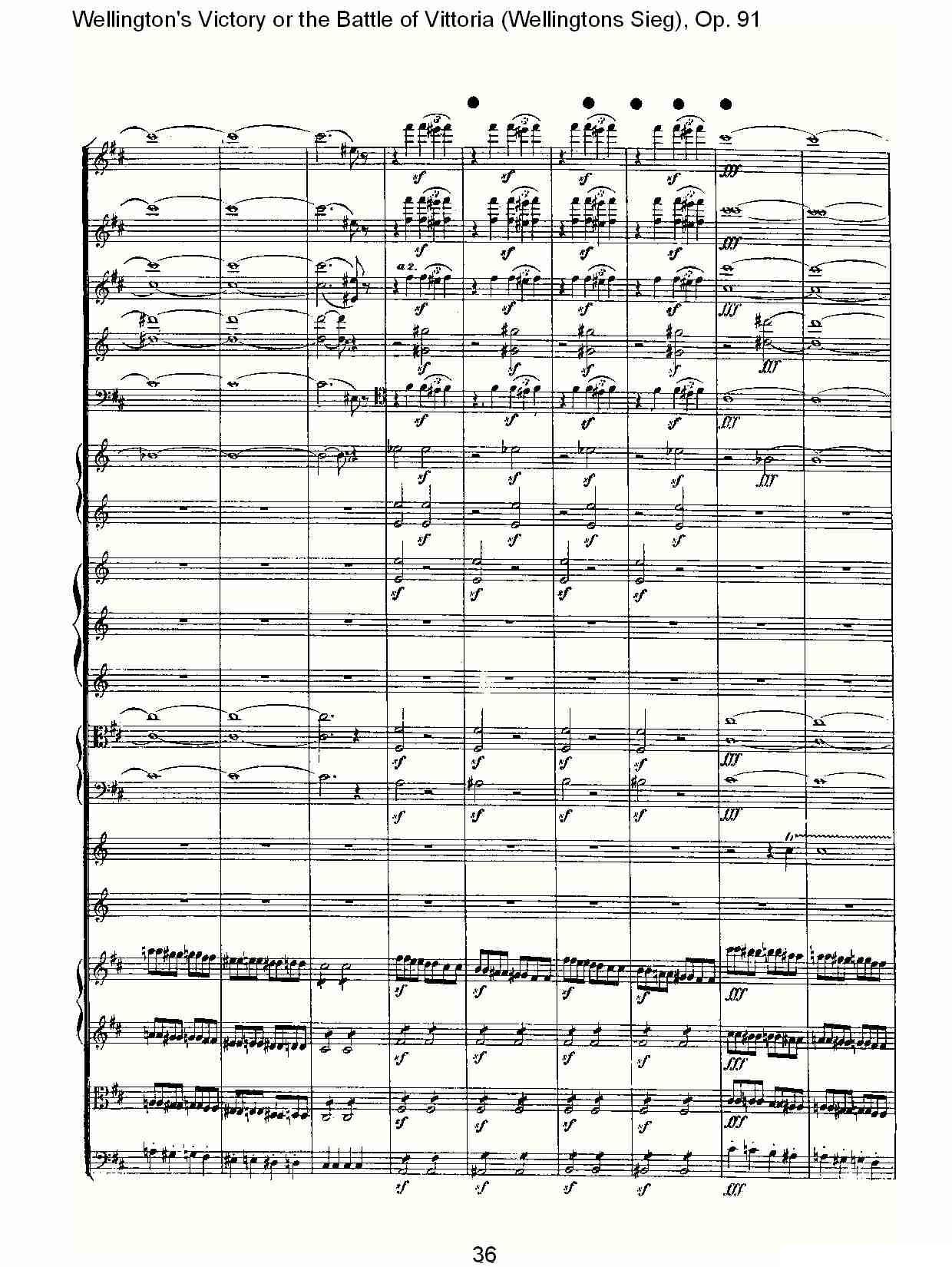 Wellingtons Sieg（Op.91 第一乐章（二））其它曲谱（图5）