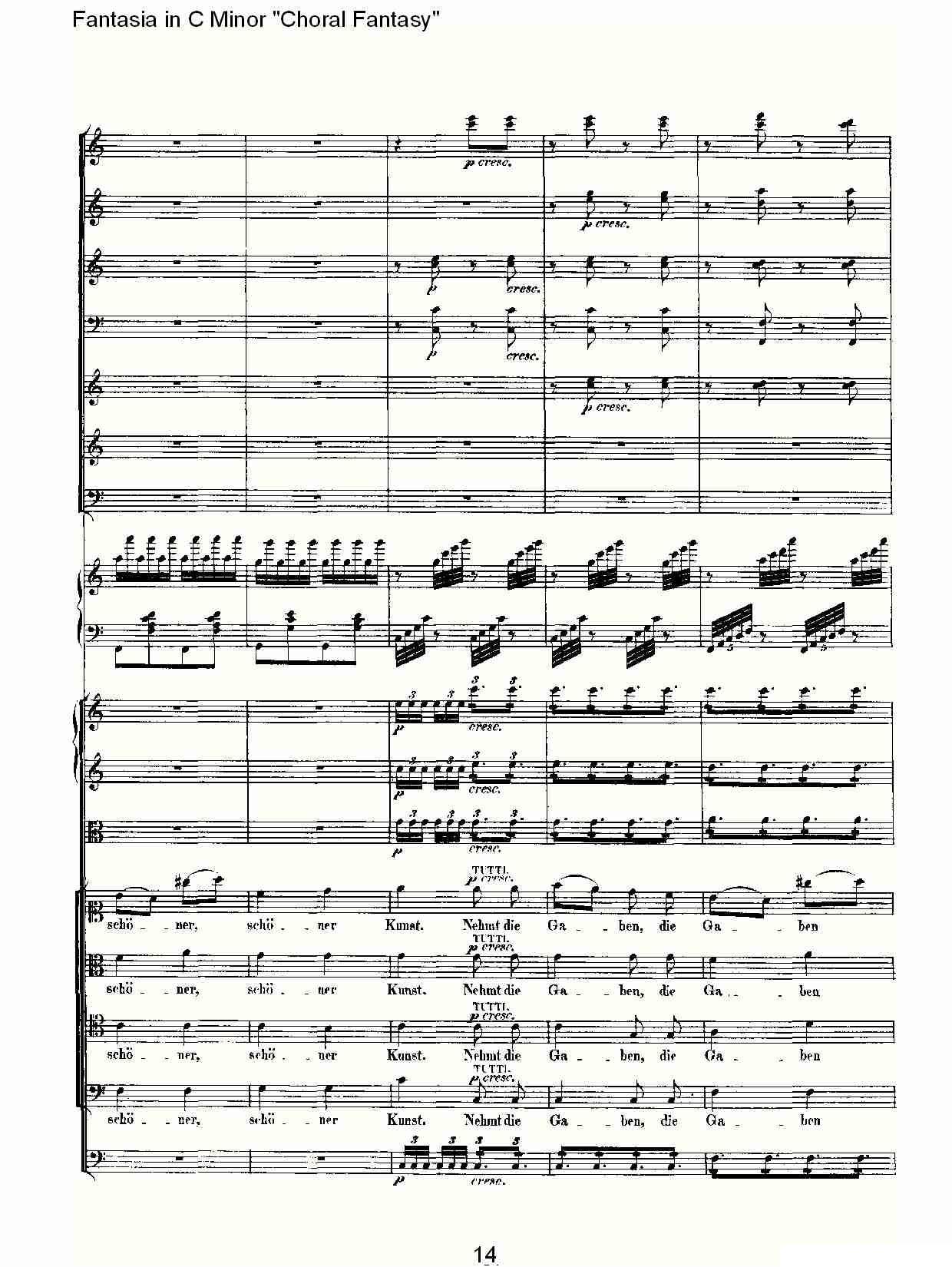 C小调幻想曲“幻想合奏”第三乐章其它曲谱（图14）