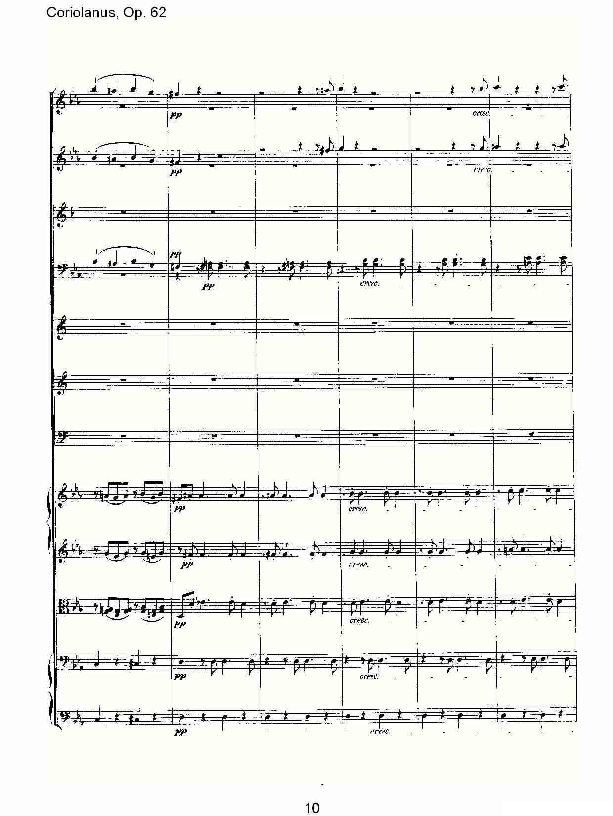 Coriolanus，Op.62其它曲谱（图10）