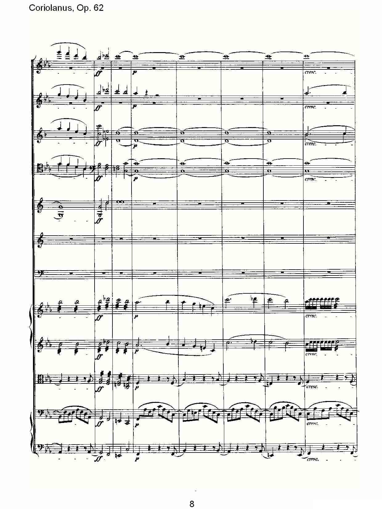Coriolanus，Op.62其它曲谱（图8）