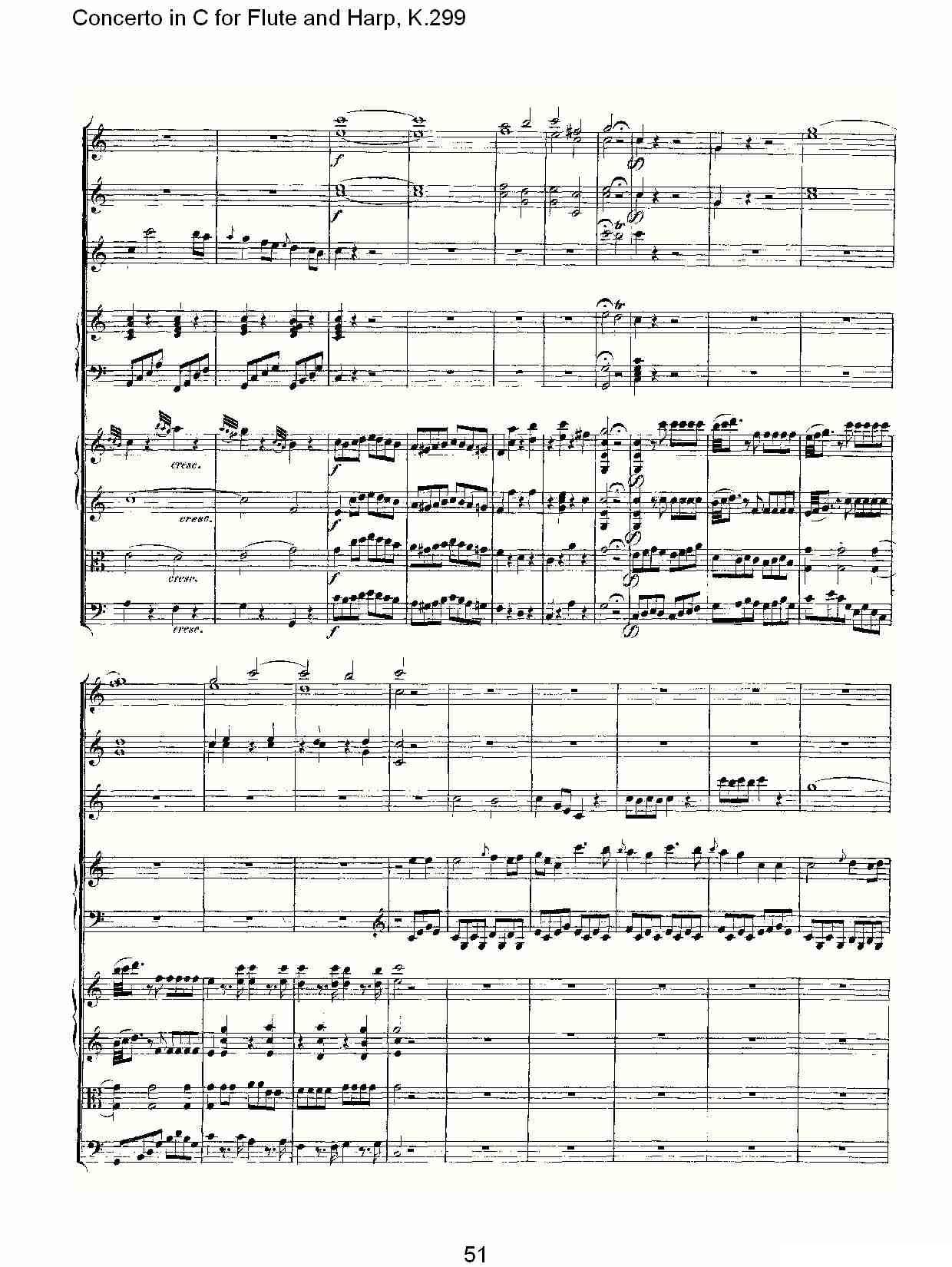 C调长笛与竖琴协奏曲, K.299（二）其它曲谱（图22）