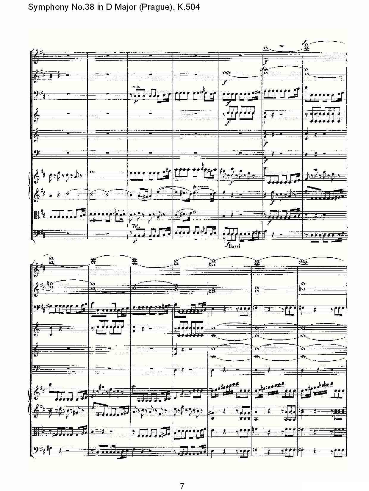 D大调第三十八交响曲K.504（一）其它曲谱（图7）