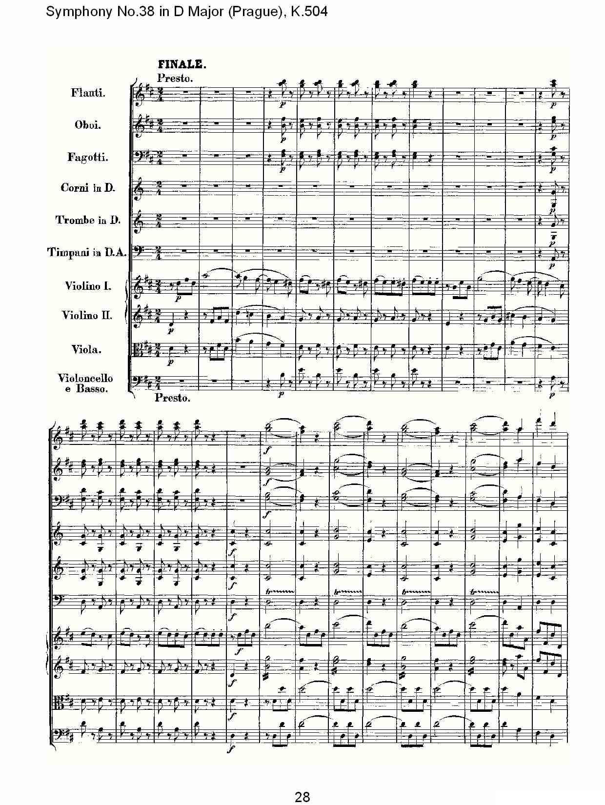 D大调第三十八交响曲K.504（一）其它曲谱（图29）