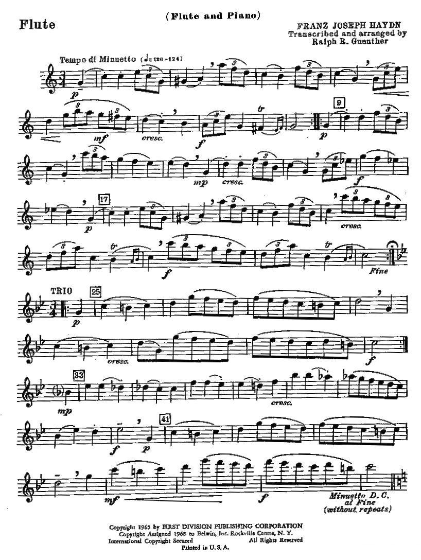 长笛练习曲（2）其它曲谱（图1）