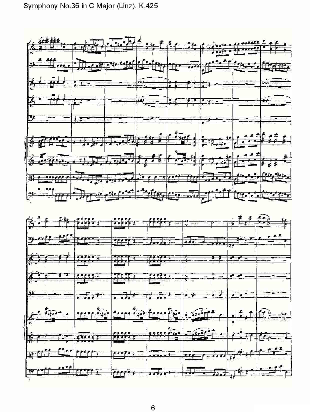 C大调第三十六交响曲K.425（一）其它曲谱（图6）