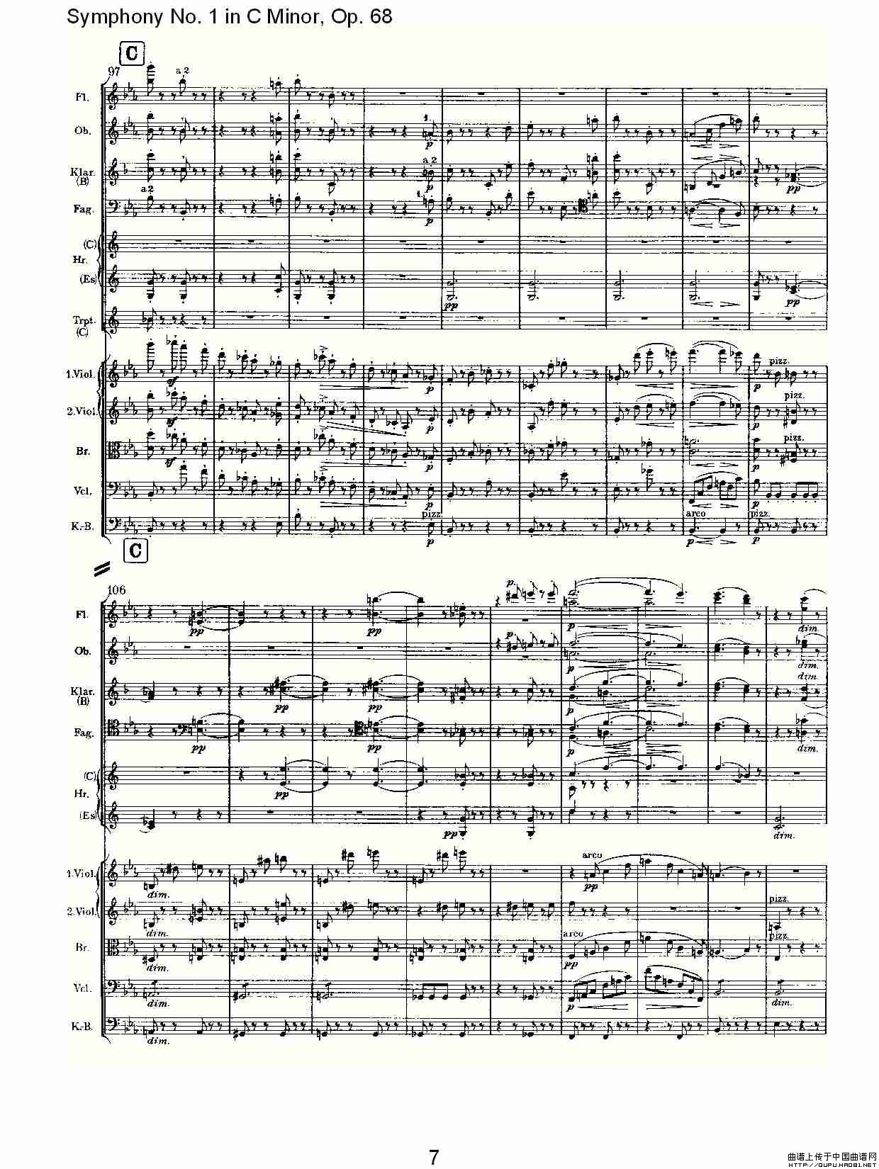 C小调第一交响曲, Op.68 第一乐章其它曲谱（图4）