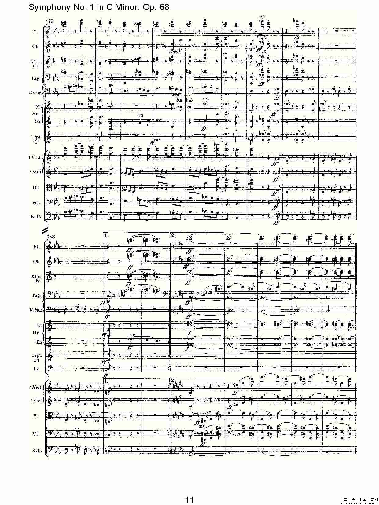 C小调第一交响曲, Op.68 第一乐章其它曲谱（图6）