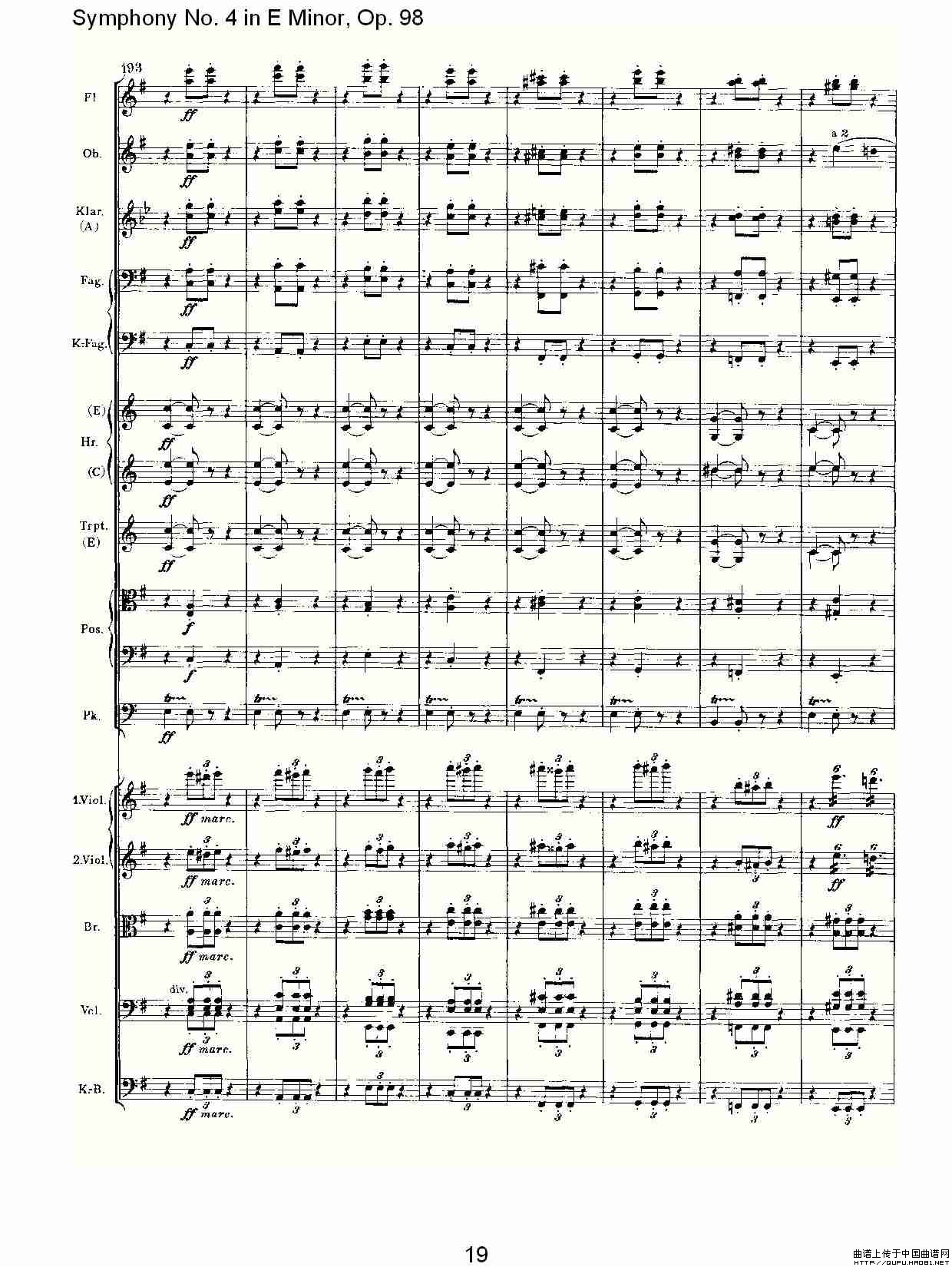 E小调第四交响曲, Op.98 第四乐章其它曲谱（图10）