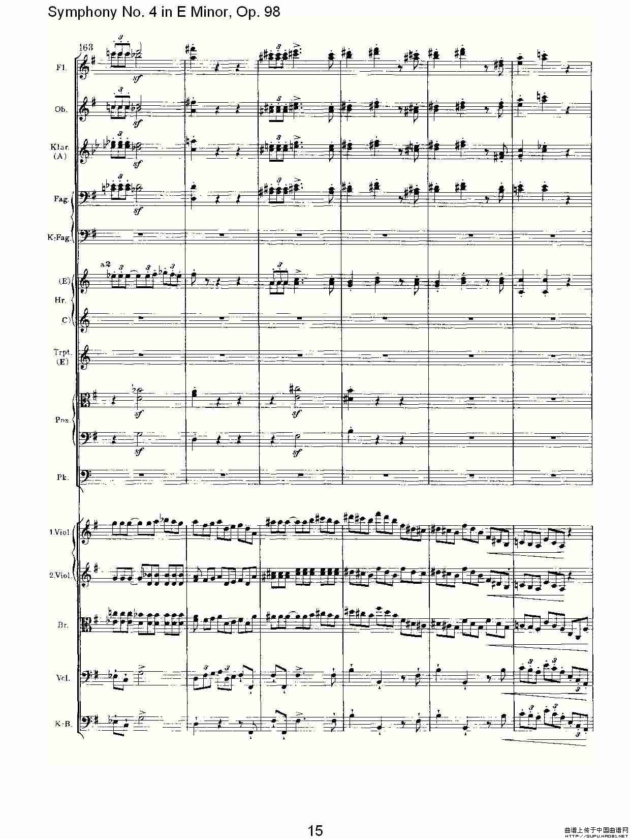 E小调第四交响曲, Op.98 第四乐章其它曲谱（图8）