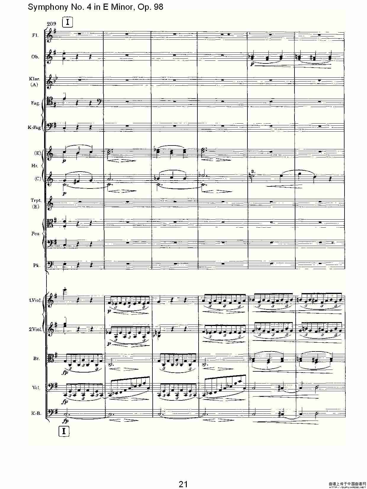 E小调第四交响曲, Op.98 第四乐章其它曲谱（图11）